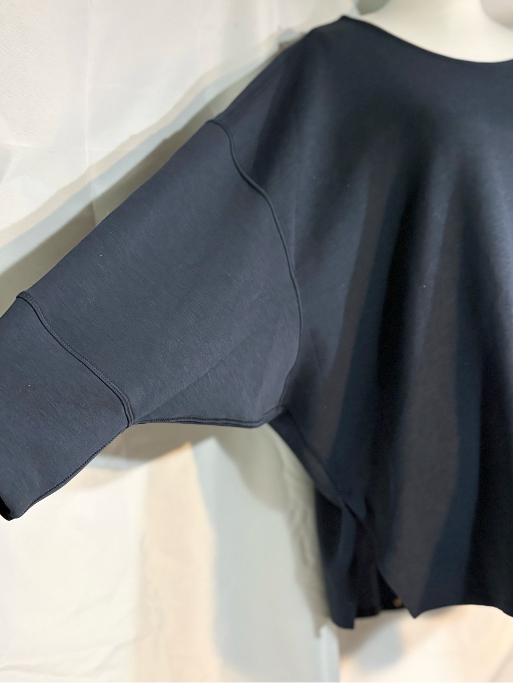 RHONE Navy Blue Oversized Crewneck Top - Picture 6 of 12
